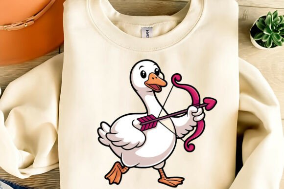 Download Cute Valentine Goose Clipart PNG,SVG,EPS - Valentine goose clipart Collection