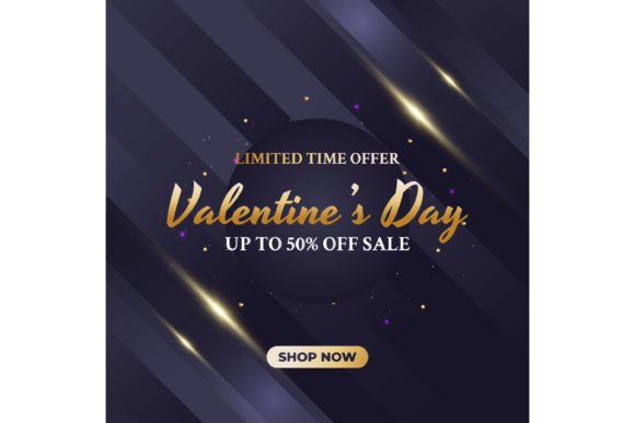 Download Valentine's Day Sale Banner or Poster - Poster Collection