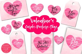 Download Valentines Day Cards Posters Tags Heart - Poster Collection