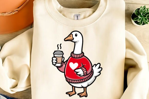 Download Cute Valentine Goose Clipart PNG,SVG,EPS - Valentine goose clipart Collection