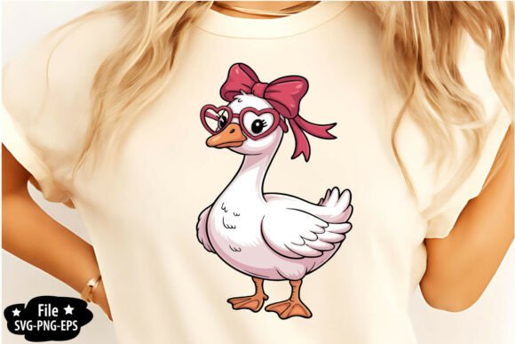Download Cute Valentine Goose Clipart PNG,SVG,EPS - Valentine goose clipart Collection