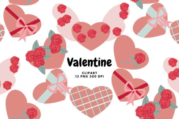 Download Retro Valentine Clipart PNG Sublimation - Retro valentine clipart Collection