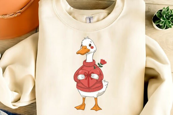 Download Cute Valentine Goose Clipart PNG,SVG,EPS - Valentine goose clipart Collection
